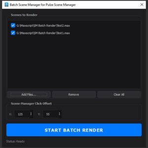 Batch Scene Manager for Pulze Scene Manager